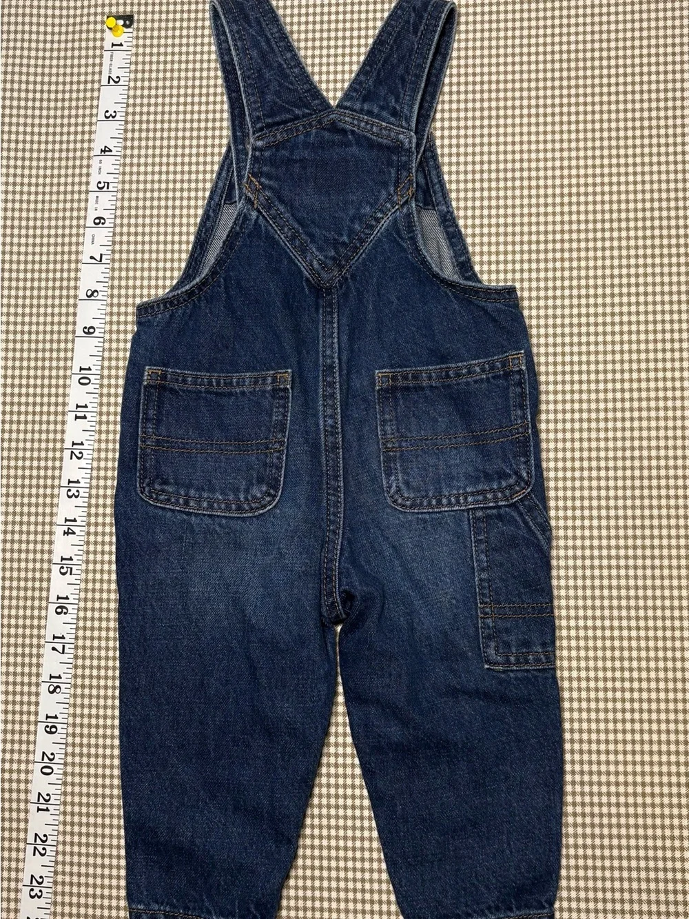 Old Navy Dark Blue Denim Kids Overalls Size 12-18 Months